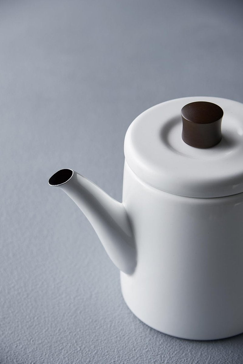 Noda Horo Enamel Pottle (White)