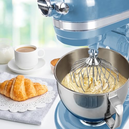 Stainless Steel Whisk Attachment for 7-Quart Lift-Bowl Stand Mixers