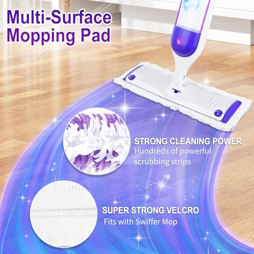 Disposable Power Mop Refill Pads (20 Pack) - Multi-Surface Wet & Dry Cloths