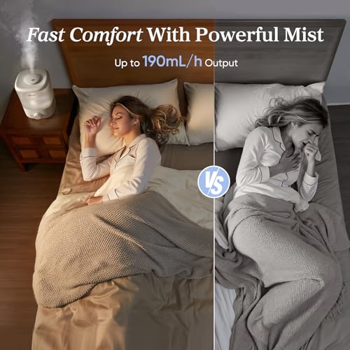 Levoit Top Fill Humidifier 2.5L Cool Mist for Bedroom and Nursery