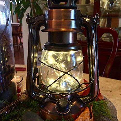 Warm White LED Fairy String Lights - 6 Pack Battery Powered Copper Wire (3.3ft)