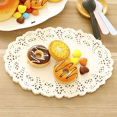 10.5-Inch White Lace Paper Doilies - Decorative Disposable Placemats (100 PK)