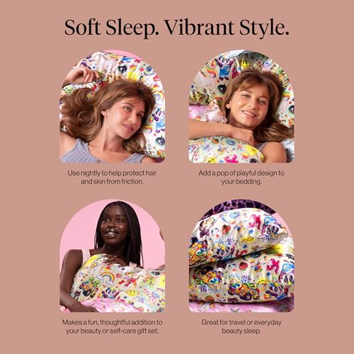 Lisa Frank x Kitsch Satin Pillowcase - The Fantastic World of