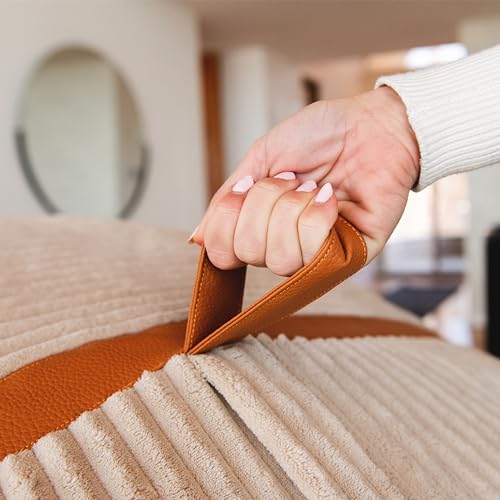Giant 7-Foot Foam Bean Bag Chair, Oversized Plush Lounge Couch