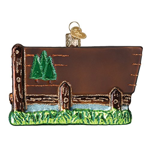 Yellowstone National Park Glass Blown Christmas Ornament