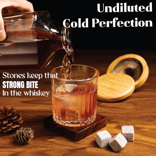 KUZKUZY Cocktail Smoker Kit with Torch & 6 Flavors Wood Chips - Bourbon Whiskey Infuser, Old Fashioned Drink Gift for Men, Dad, Husband (Without Butane)