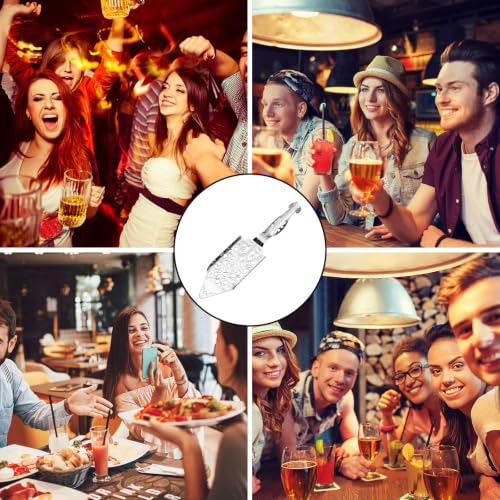 ONLYFU 2-Piece Stainless Steel Absinthe Fountain Spoon Vintage Wormwood Cocktail Dripper Bar Tool
