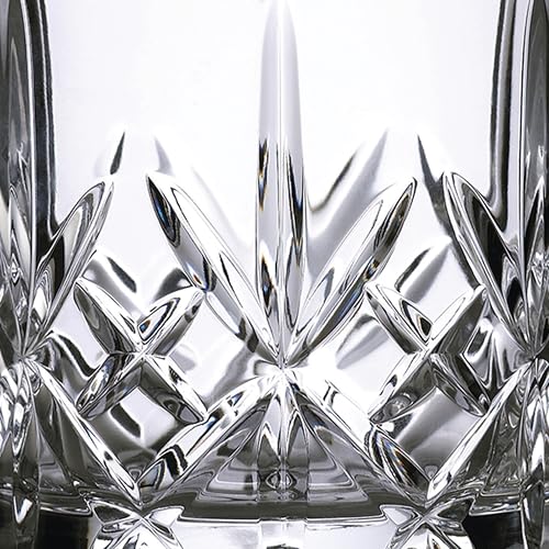 Maxwell Crystal Tumbler Glasses, 11 oz, Set of 4