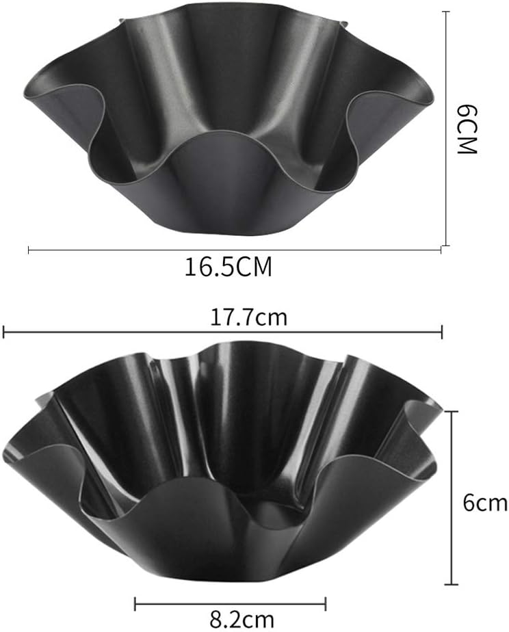 Skiennix Tortilla Maker Set - 4 Nonstick Taco Shell Molds for Easy Baking | Kitchen Essentials