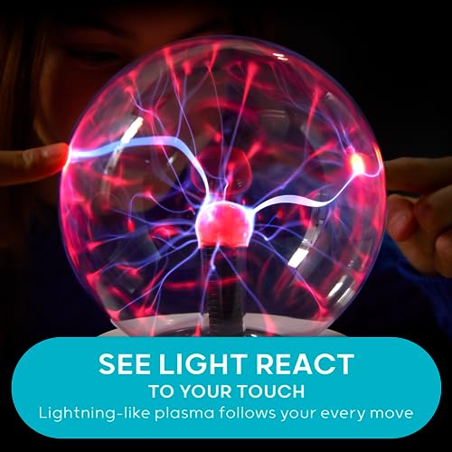 Interactive Plasma Globe Lamp - Touch & Sound Sensitive Science Decor