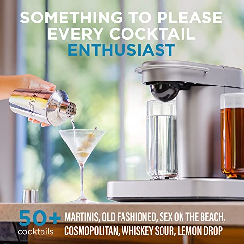 Bartesian Whiskey Lovers Cocktail Mixer Capsules 24-Pack for Home Bar
