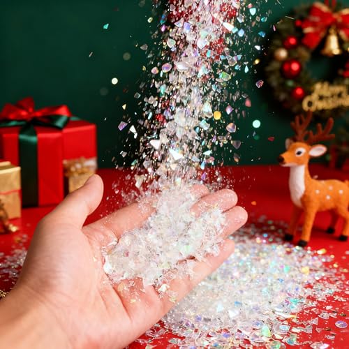 Artificial Snow Powder 100g for Christmas Decorations & Winter Scenes