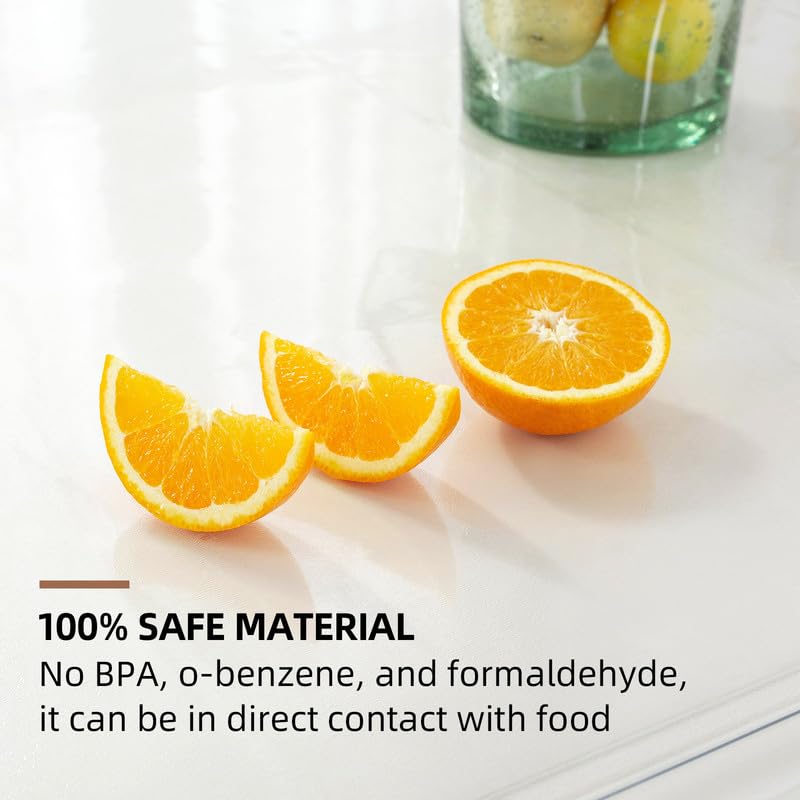 1.5mm Thick Clear Table Protector, 36 x 60 Inch PVC Rectangle Desk Mat