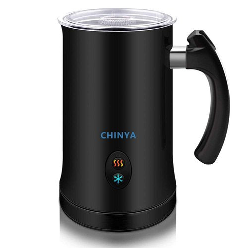 Milk Frother, Electric Milk Frother & Steamer for Latte, Cappuccino, Hot Chocolate, Automatic Milk Foamer with Hot and Cold Milk Functionality, Stainless Steel, Strix Control (silver)