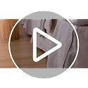Queen Belgian Linen Bed Skirt with 14 Inch Tailored Drop Dust Ruffle