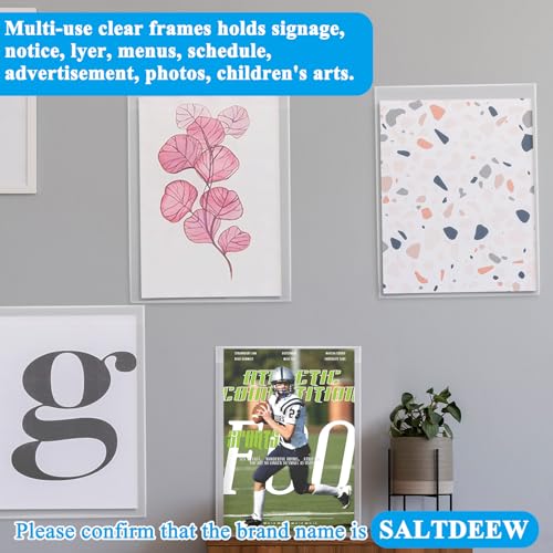 80 Pcs Clear Magazine Sleeves, Resealable Protective Bags 9.25 x 11.42 in