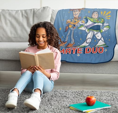 Jay Franco Disney Toy Story Fleece Throw Blanket 46x60 for Kids