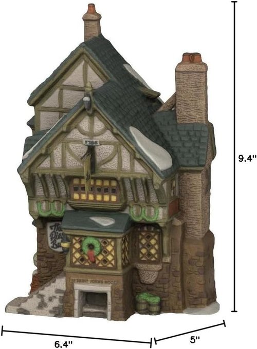 Department 56 Dickens Village - The Pied Bull Inn | Retired Collectible Figurine