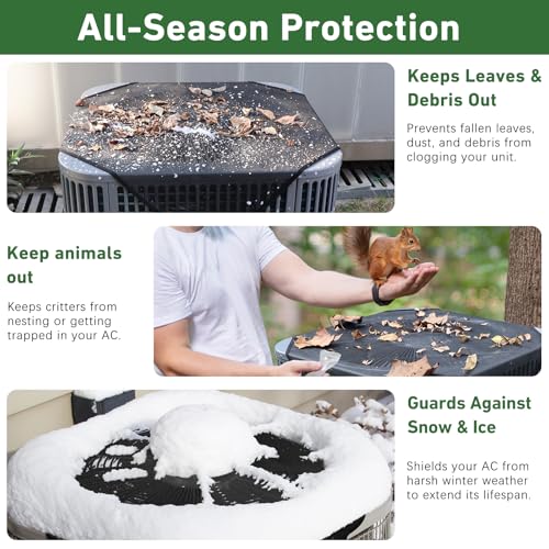 36x36 Outdoor Air Conditioner Mesh Cover Universal AC Unit Protector