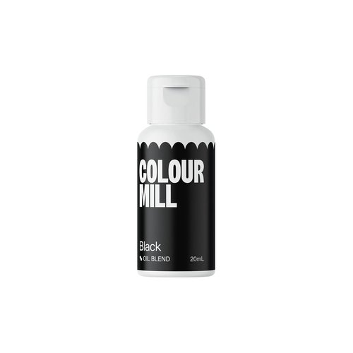 Colour Mill Oil-Based Food Coloring - Black, 20 Milliliters | Vibrant & Easy to Use