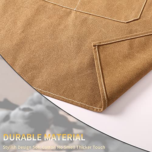 Canvas Cross-Back Apron with Pockets for Cooking, Gardening, and Work