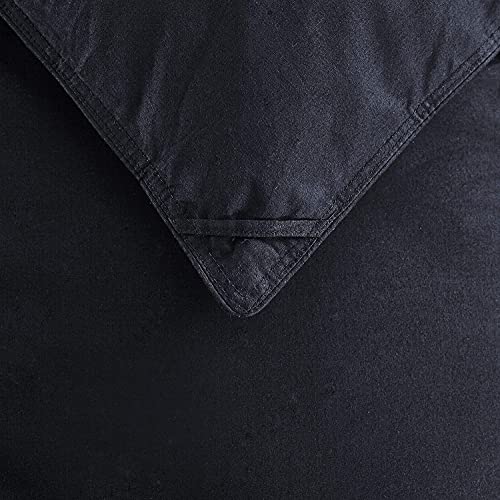 Luxurious Black Goose Down Comforter, 100% Egyptian Cotton, 600 TC