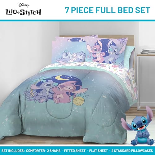 Full Bedding Comforter Set 7-Piece Kids Bed in a Bag Soft Microfiber