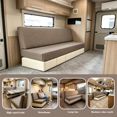 Waterproof RV Couch Covers for Jackknife Sofa Bed - Khaki