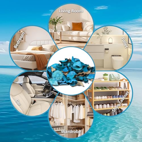 Ocean Scented Potpourri Bowl Filler with Essential Oil for Home Decor