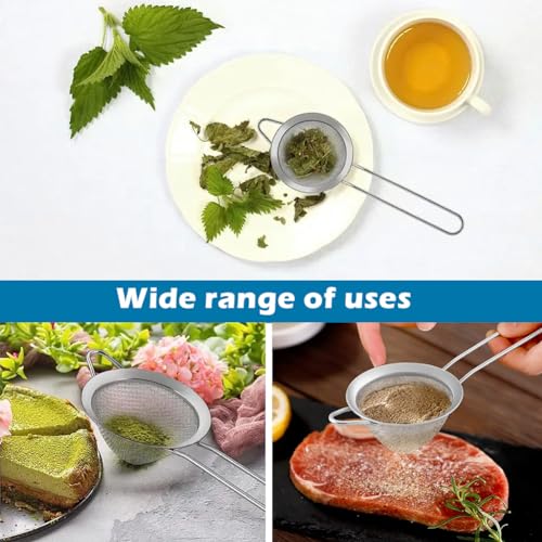 Restynic 2-Pack Fine Mesh Cocktail Strainers with Muddler - Barware Set