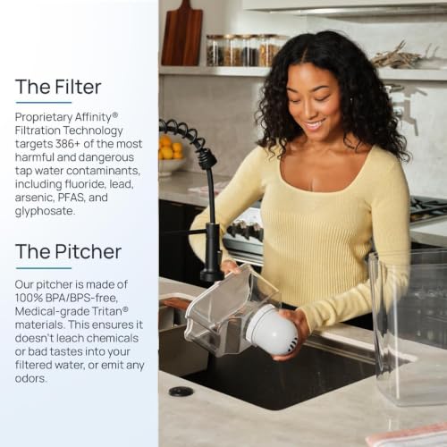 Water Filter Pitcher Replacement Cartridge - 100 Gallon, NSF Certified