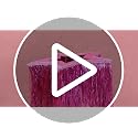 3-Piece Pink Star Fringe Chandelier - Metallic Tinsel Party Decor