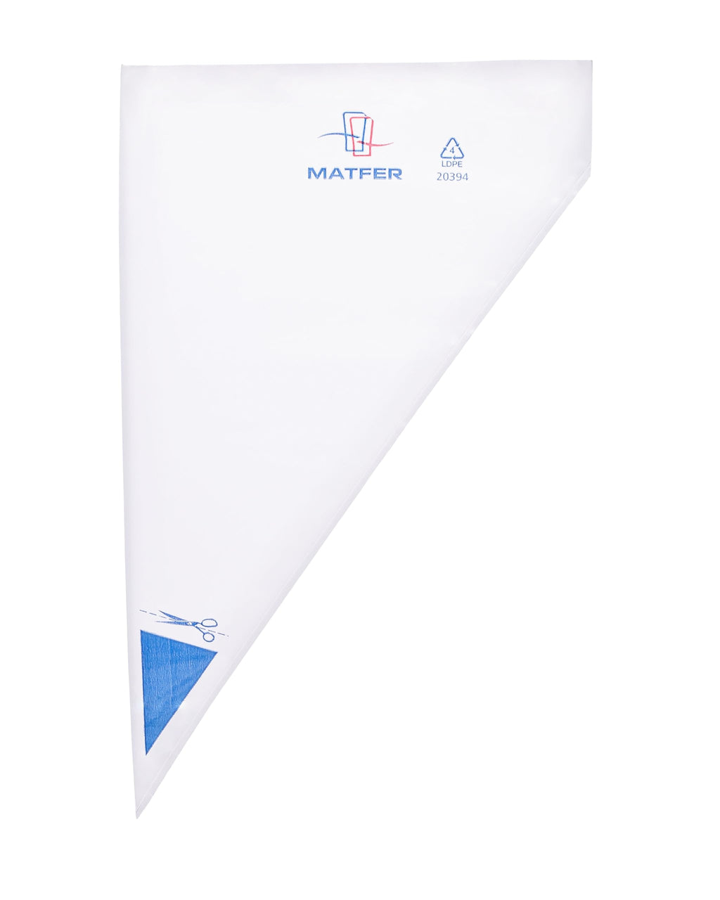 Matfer Bourgeat Standard Disposable Pastry Bags, 21", Roll of 100