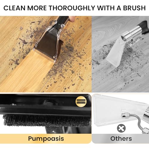 Shop Vacuum Carpet Extractor Kit with Hard Bristle Brush and 10ft Hose