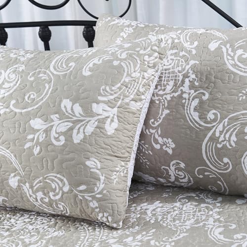 6-Piece Reversible Microfiber Daybed Cover Set, Bohemian Floral Bedding