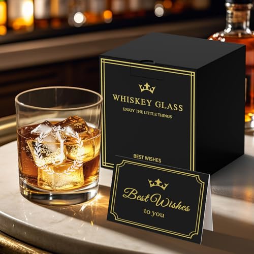 Personalized Monogram Whiskey Glass, Custom Engraved Bourbon Rocks Glass 10.6oz