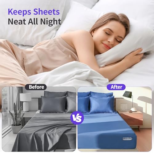 Foldable Bed Sheet Holder Clips - 4 Pack Non-Slip Mattress Fasteners