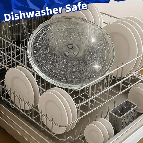 9.6 Inch Microwave Glass Turntable Plate Replacement Tray for 0.7 Cu Ft Ovens