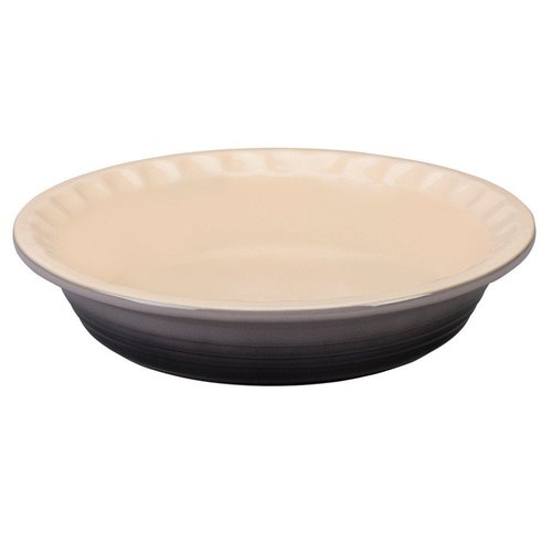 Le Creuset Stoneware Heritage Pie Dish, 9", Oyster