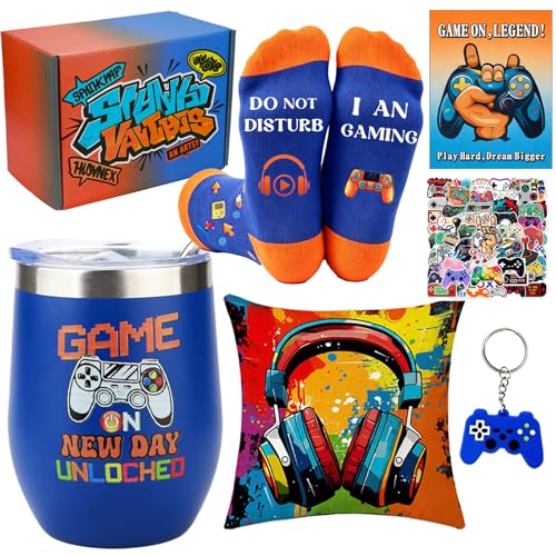 Dreamgirnh 6-Piece Gamer Gift Set for Teens Boys Game Gift Variation: Game Gift