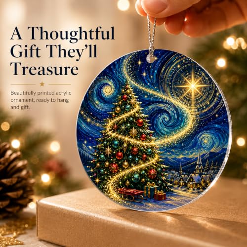 DuduCraft Xmas Tree 2 Ornament 2026 Follow the Light Home holiday keepsake