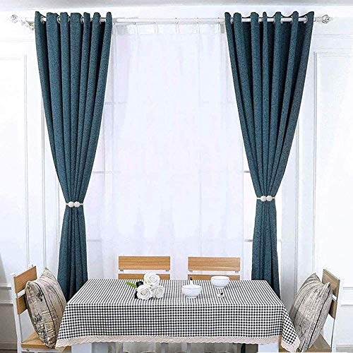 6 Pack Magnetic Curtain Tiebacks - Decorative Window Holdbacks (Grey)