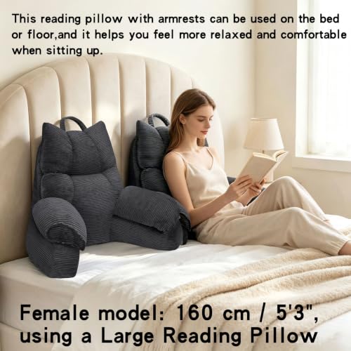 Reading Pillow with Arms - Shredded Memory Foam Back Support