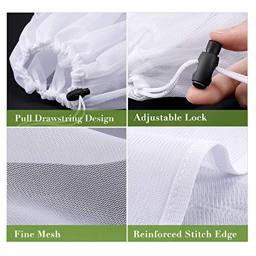 Reusable Brew Bags 3-Pack 26"x22" Fine Mesh Strainer for Beer and Wine