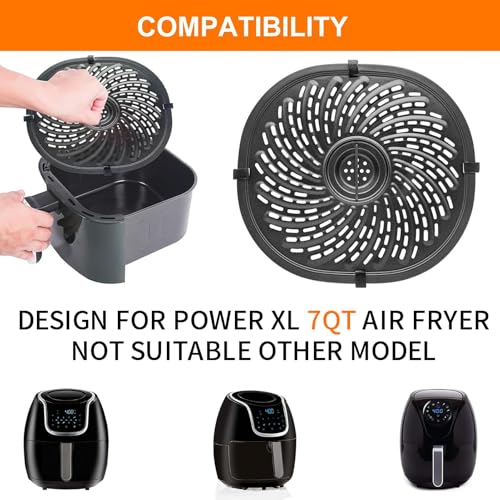 Air Fryer Grill Pan Replacement for 7 QT Oval Air Fryer, 10.3" x 9.5"