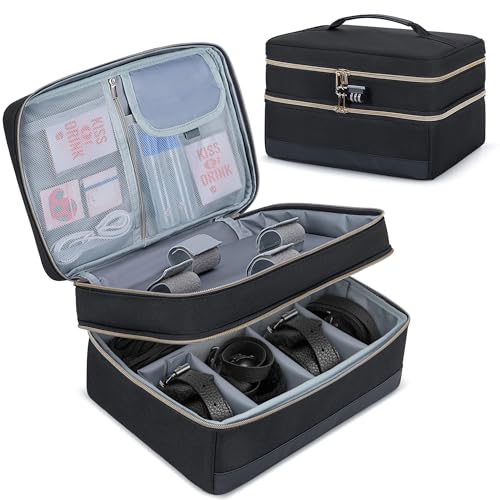 Lockable Discreet Storage Bag with Combination Lock and Dividers