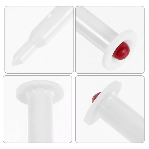 Ktsxxops 20pcs Chicken Thermometer Turkey Timer, Meat Turkey Thermometer Popup Out, 1.8 Inches Good Cook Timers for Cooking Chicken Beef