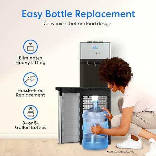 Self-Cleaning Bottom Loading Water Cooler Dispenser - 3 Temperatures