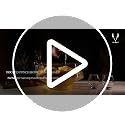 2.5-Gallon Footed Glass Punch Bowl, Large Angled Serving Bowl for Parties