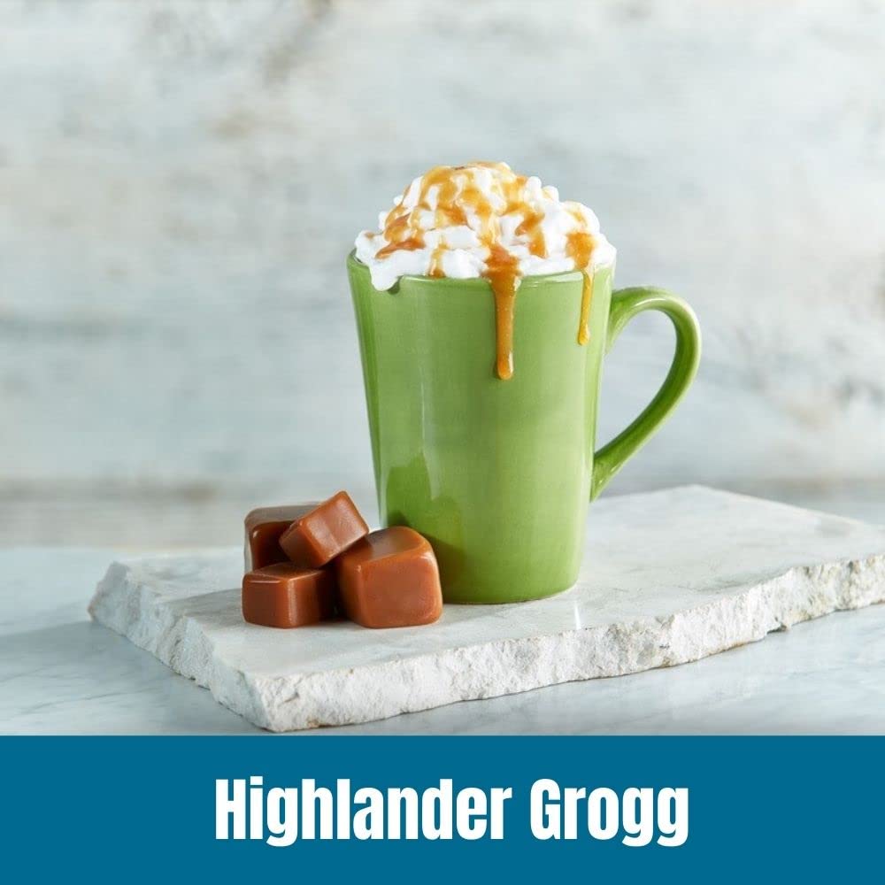 Door County Coffee Highlander Grogg Flavored Coffee Whole Bean - 5 lb Bag - Flavored Ground Medium Roast - 100% Specialty Arabica - Gourmet - Irish Crème & Caramel